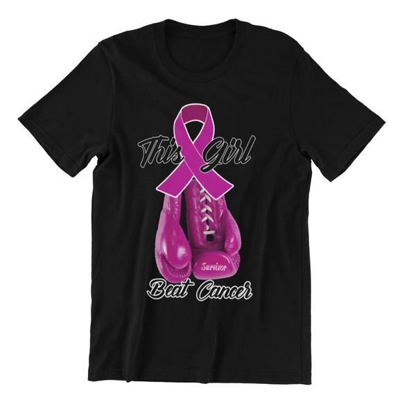 This girl beat cancer T-shirt - Picture 1 of 2